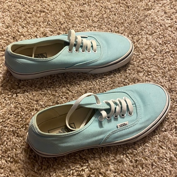 Light Blue Vans Authentic - Picture 4 of 5